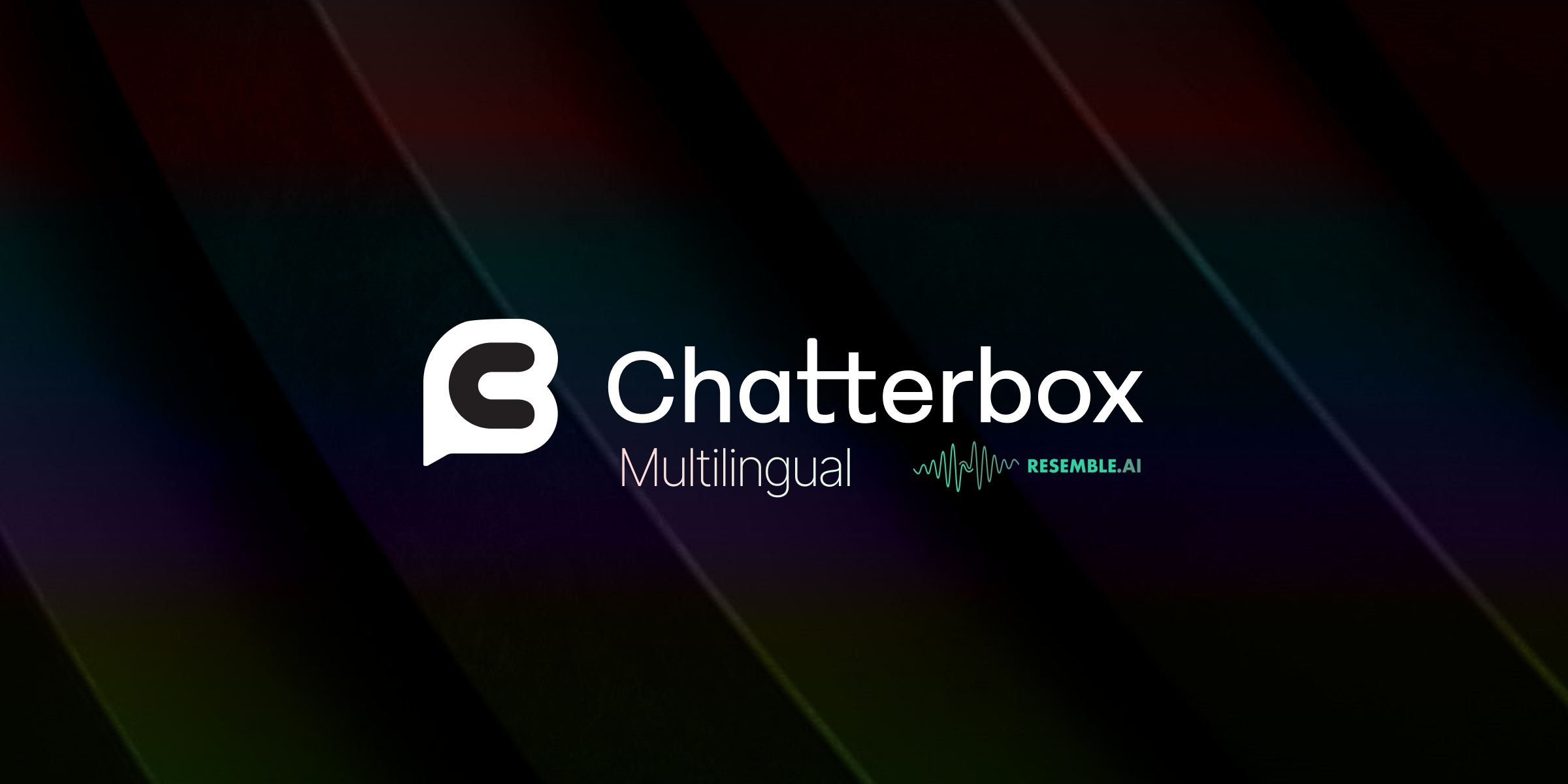 Chatterbox Multilingual” di Resemble AI su sfondo scuro