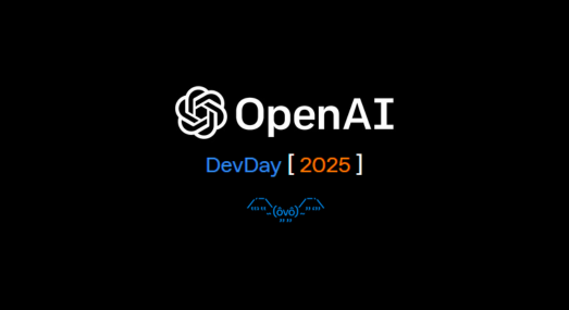 Logo OpenAI su sfondo nero con scritta “DevDay 2025”, copertina articolo su Agent Builder