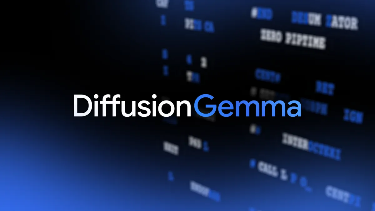 DiffusionGemma, modello AI di Google che genera testo a blocchi usando la diffusione invece della generazione token per token