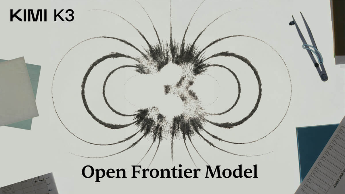 Copertina dell'articolo su Kimi K3, il nuovo modello di punta di Moonshot AI con contesto fino a un milione di token.