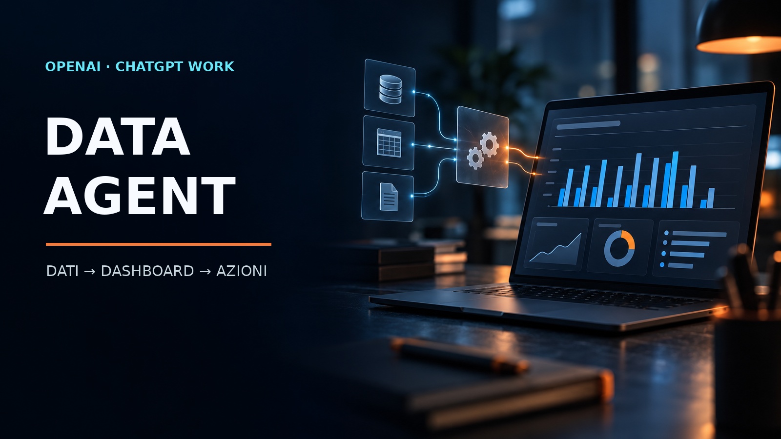 ChatGPT Work Data agent: dati aziendali trasformati in dashboard e azioni