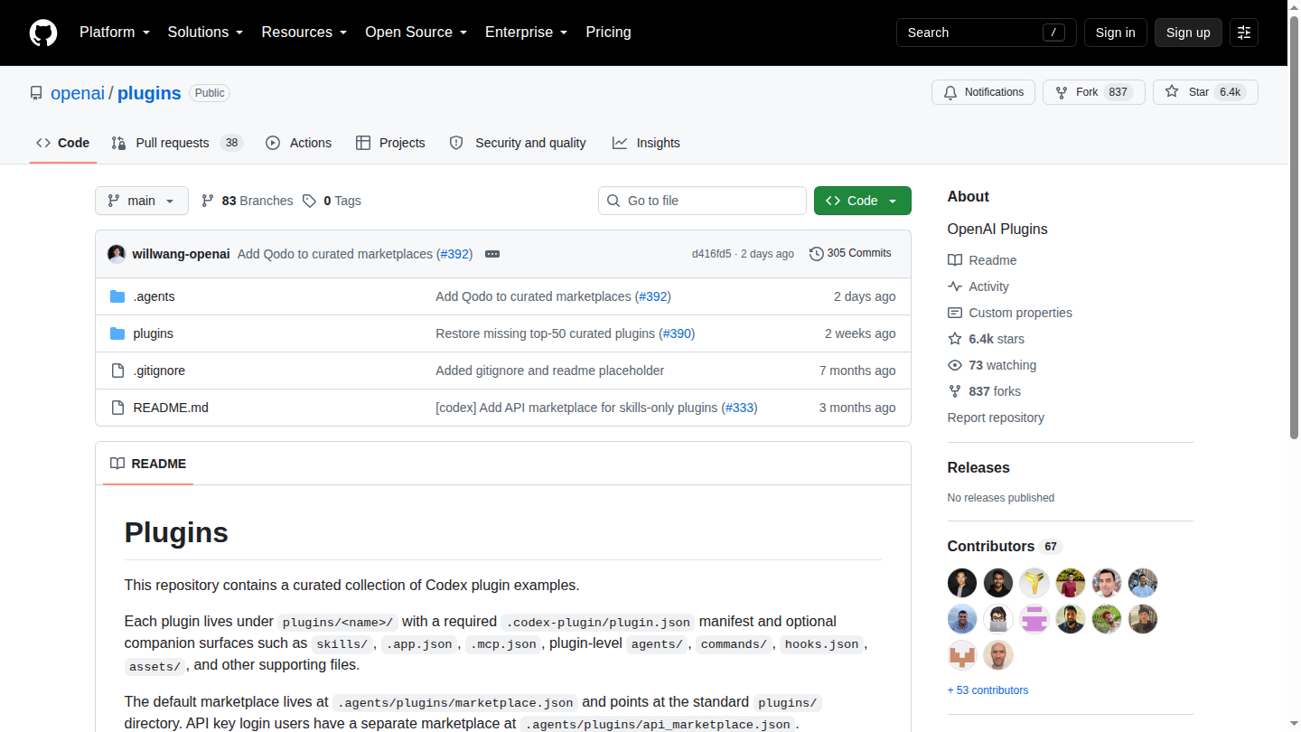 Repository GitHub OpenAI Plugins
