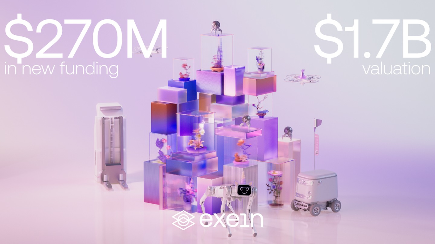 Grafica ufficiale Exein sul round da 270 milioni di dollari