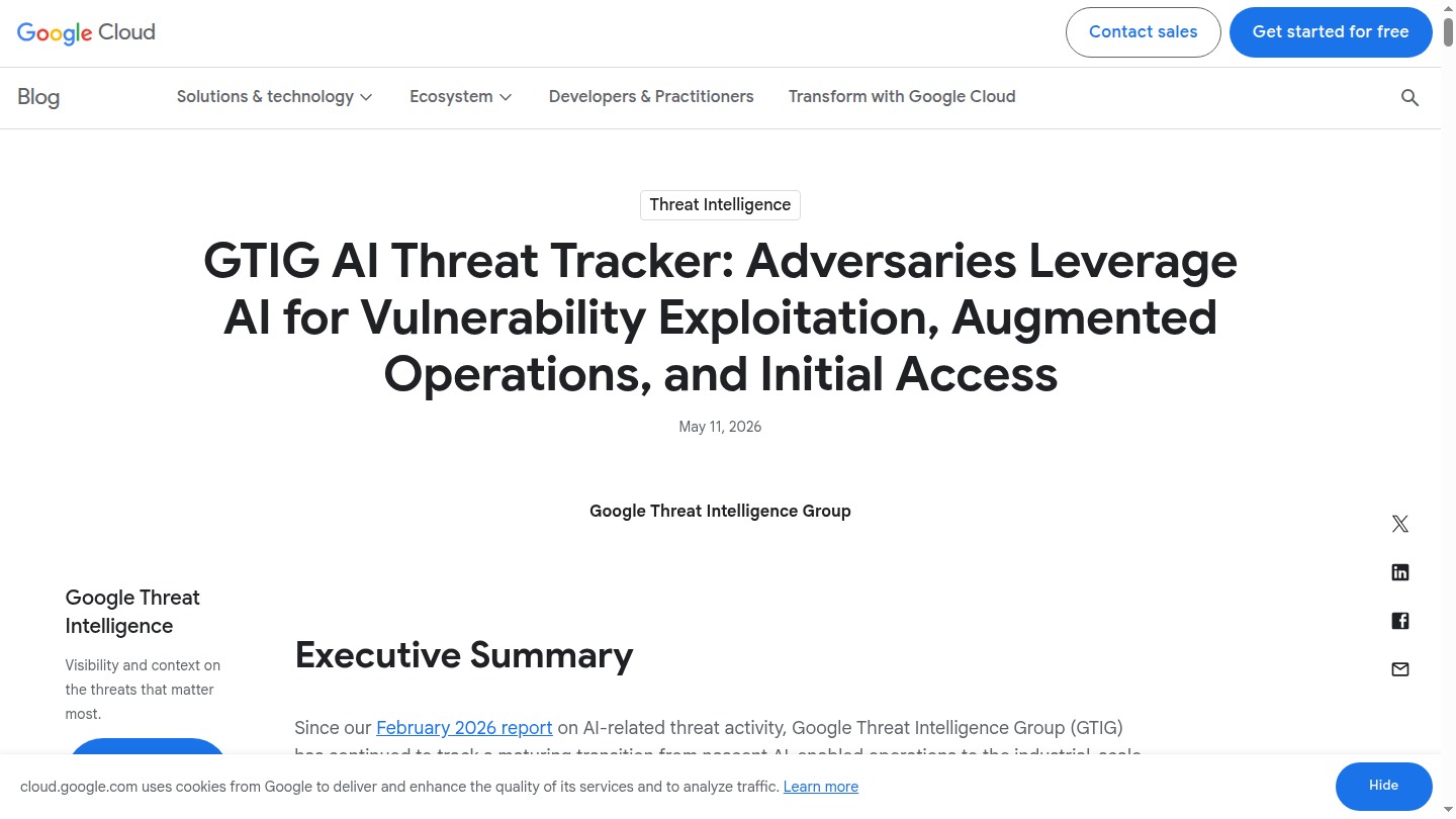 Report Google Threat Intelligence Group sulle operazioni cyber aumentate dall’intelligenza artificiale