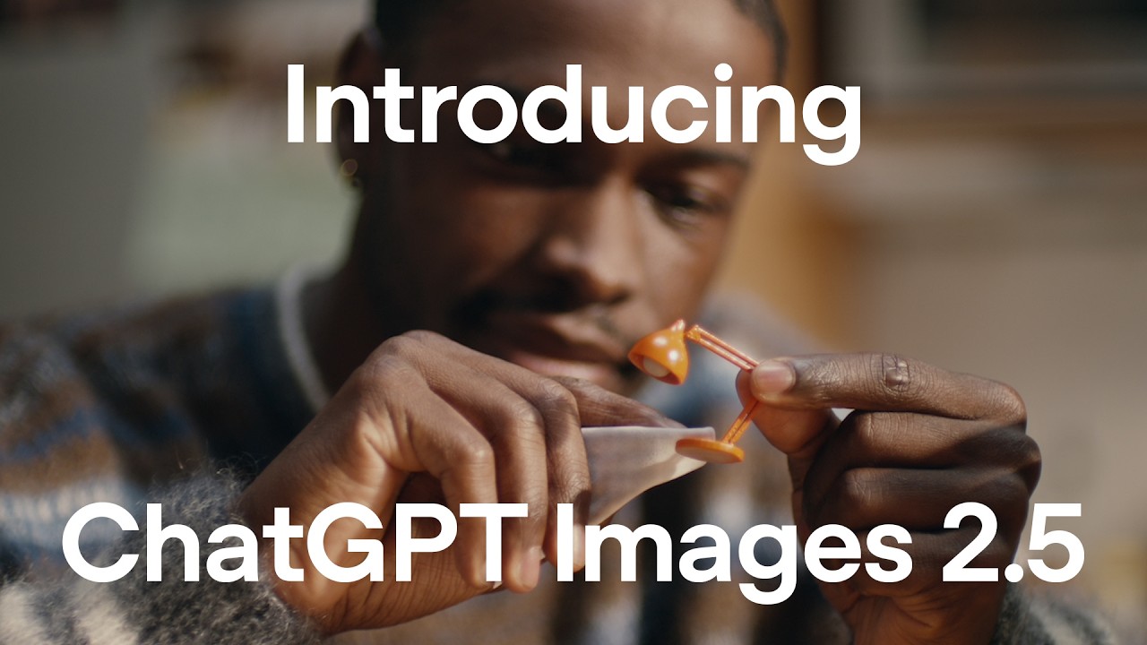 Thumbnail ufficiale OpenAI del lancio di ChatGPT Images 2.5