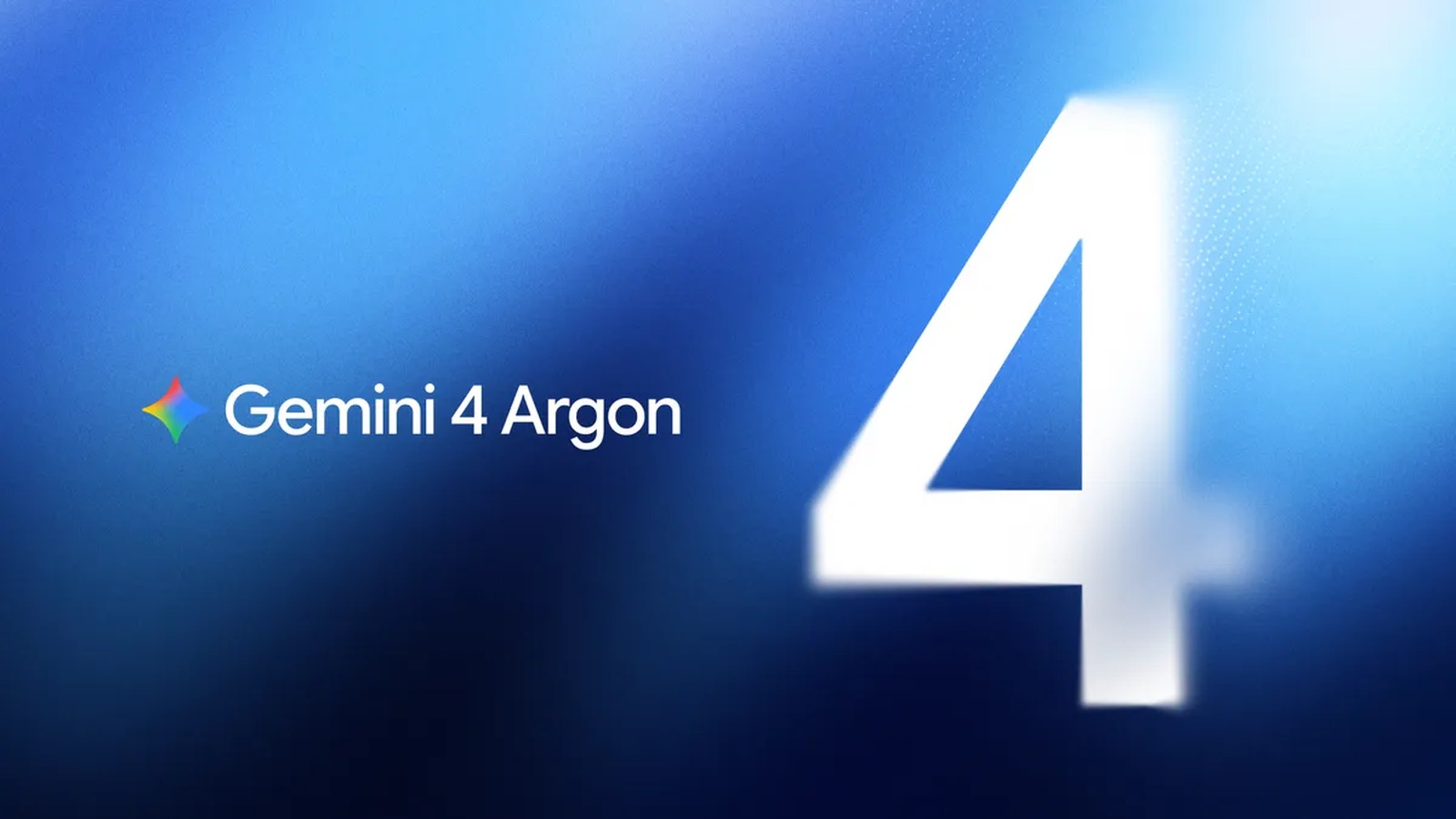 Grafica ufficiale Google con il nome Gemini 4 Argon