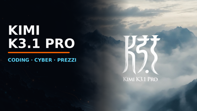 Kimi K3.1 Pro: coding, cybersecurity e prezzi API